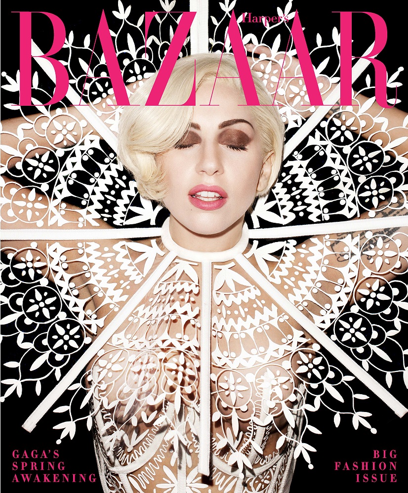 Harpers Bazaar-March 2014, "Lady Gaga"