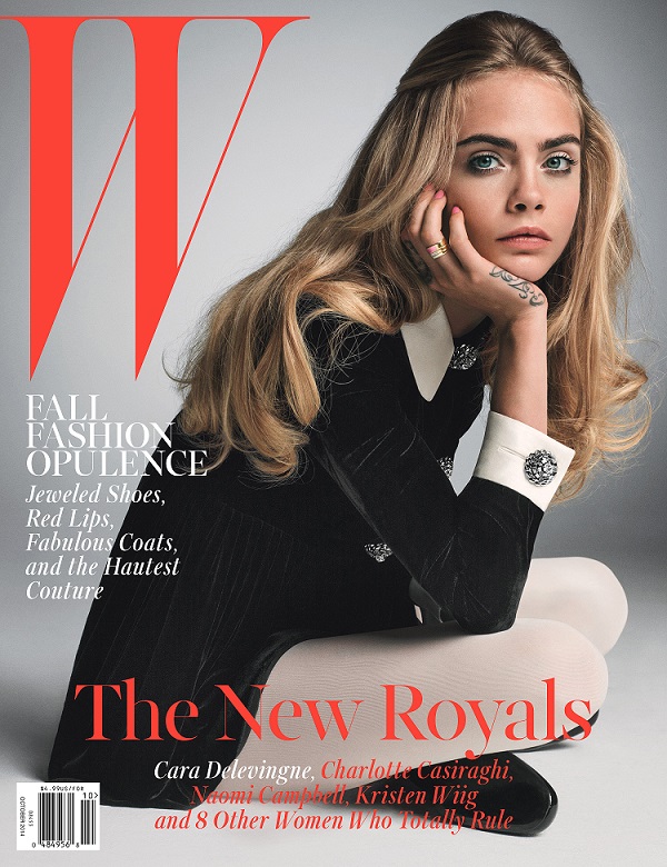 W-October 2014, "Cara Delevingne"