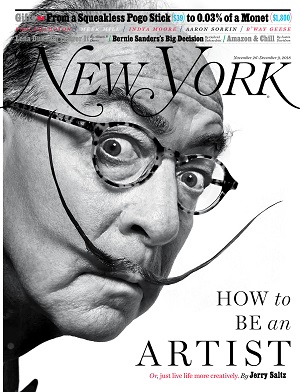 New York Magazine - "How to Be an Artist" November 26-December 9