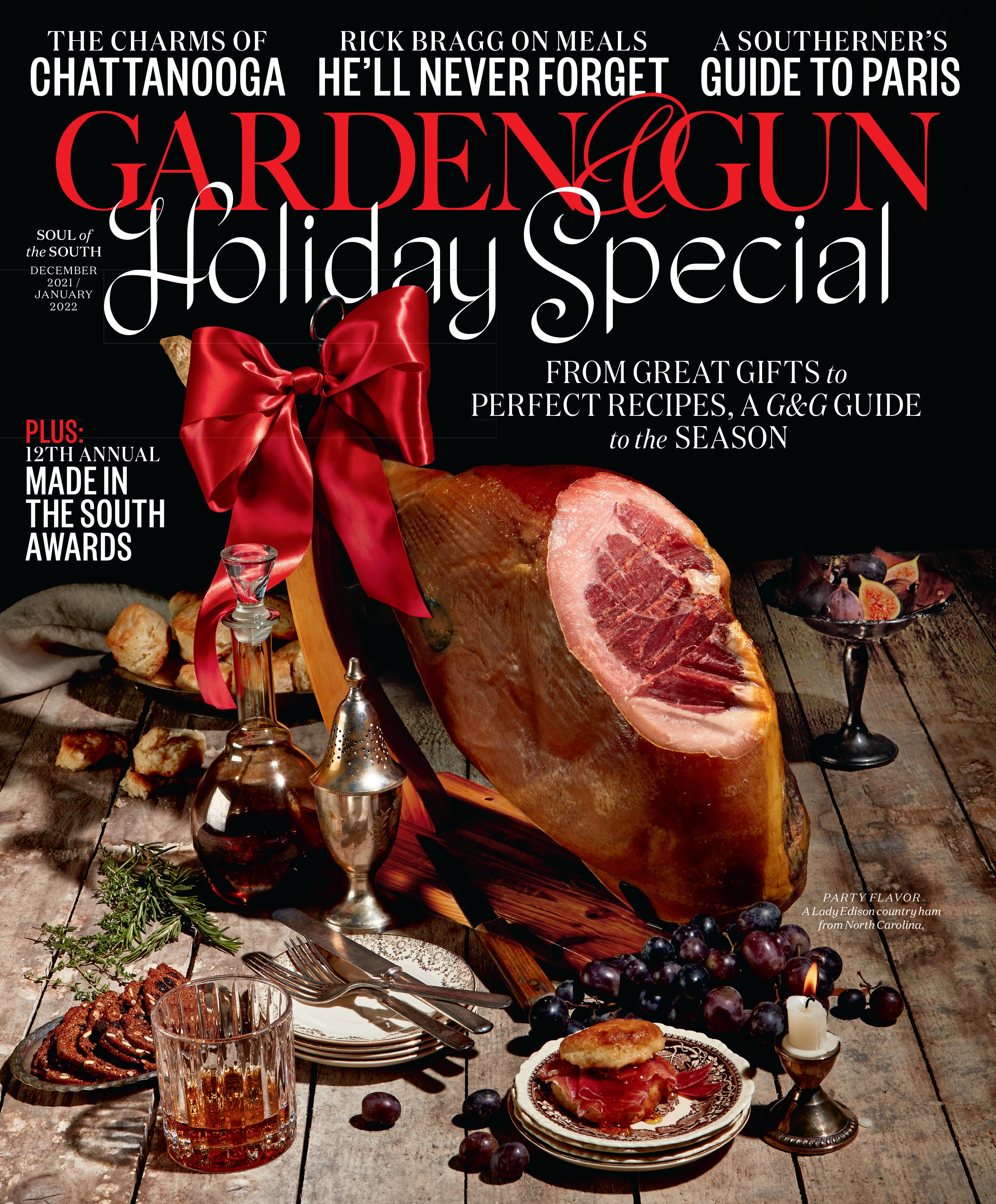 Garden & Gun - "Holiday Special," December 2021/January 2022