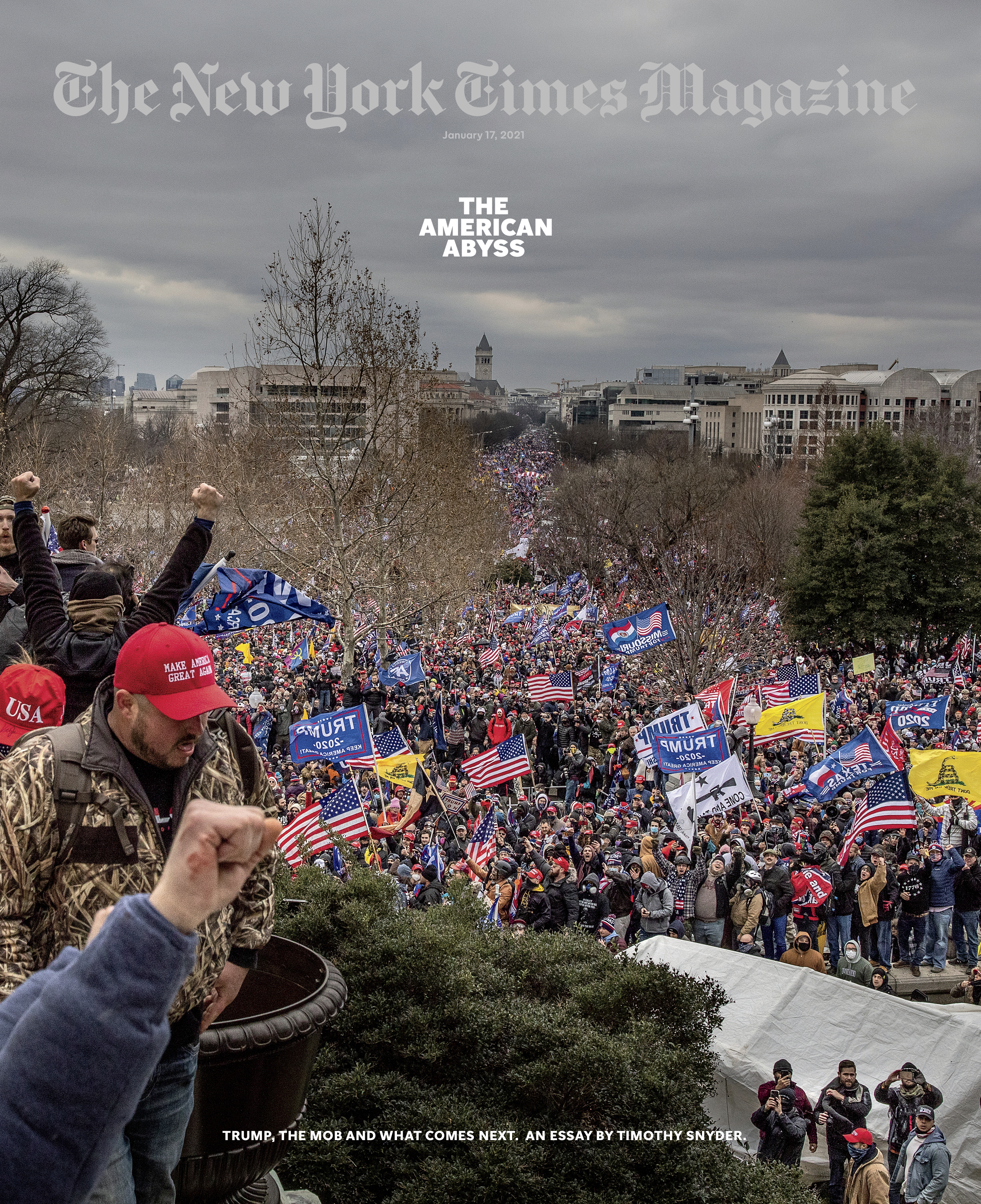 The New York Time Magazine - "The American Abyss," January 17, 2021