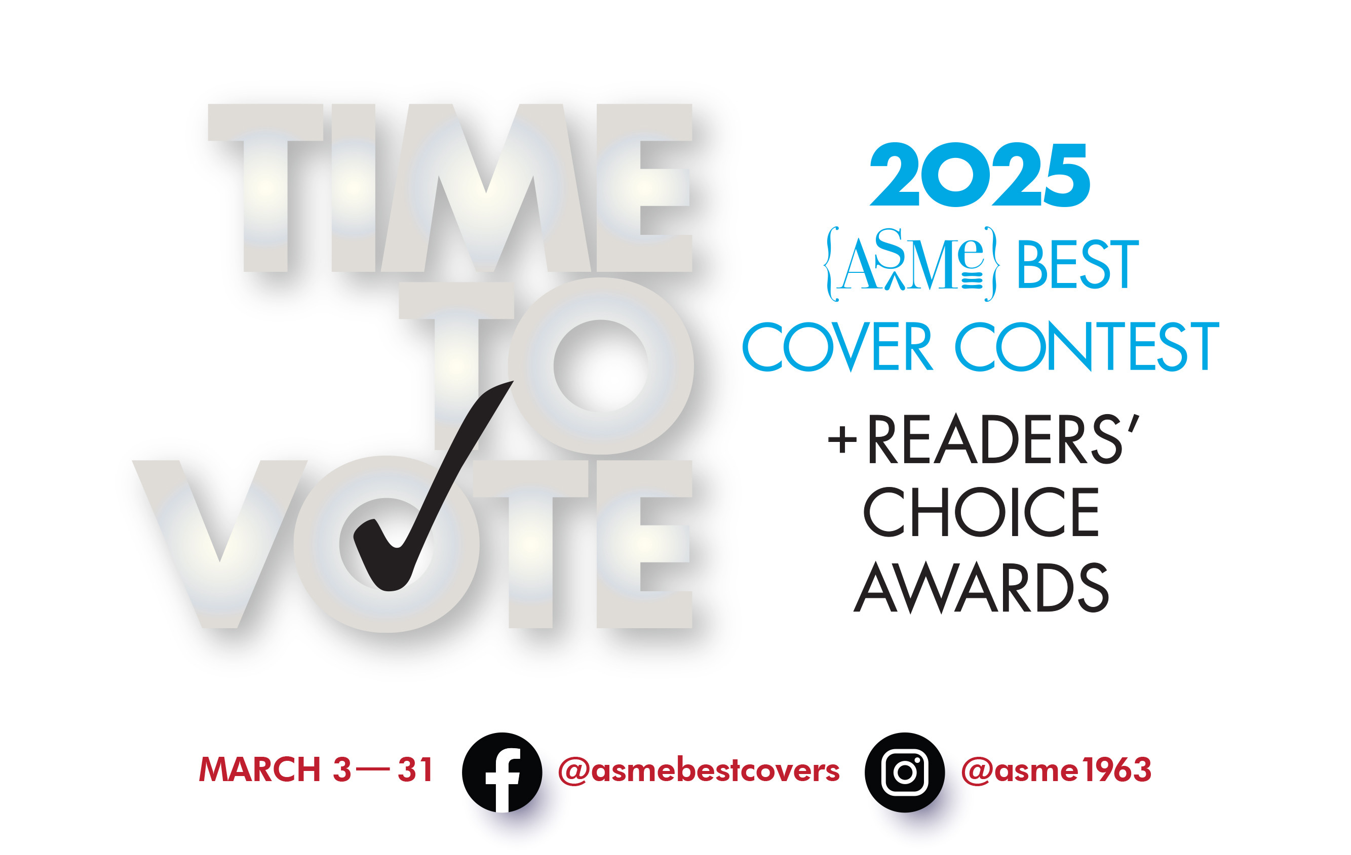 ASME Best Cover Contest 2025 Readers' Choice Awards