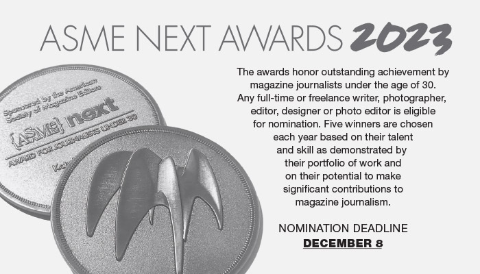 ASME NEXT Awards 2023